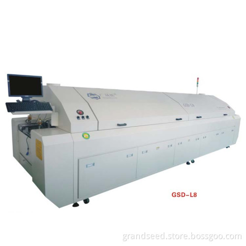 Lead Free Reflow Oven 16 Heading Zone 2 Cooling Zone Reflow Soldering Equipment